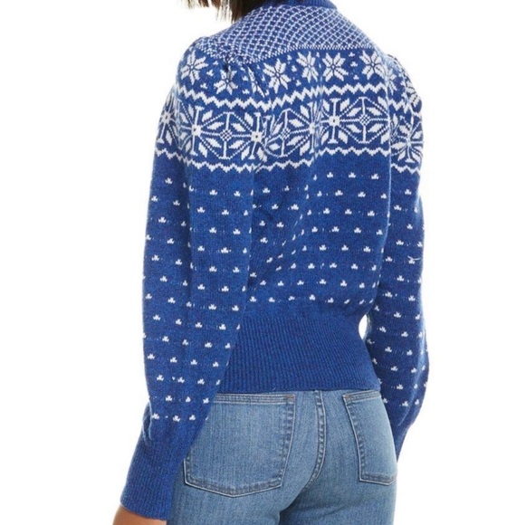 Tory Burch Elyse Fair Isle Cardigan size XS - Picture 4 of 6